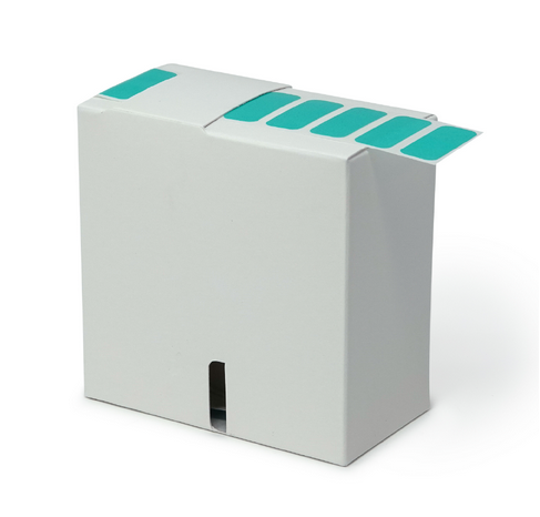 Label Rolls, Cryo, 33 x 13 mm, for 1.5 - 2 mL Tubes, Green, 1000/PK, Globe Scientific, LCR-33X13G