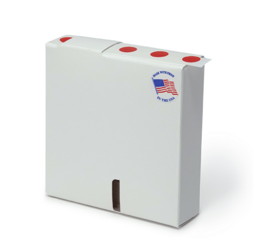 Label Rolls, Cryo, 13 mm Dots, for 1.5 - 2 mL Tubes, Red, 1000/PK, Globe Scientific, LCR-13R