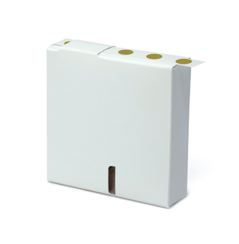 Label Rolls, Cryo, 13 mm Dots, for 1.5 - 2 mL Tubes, Gold, 1000/PK, Globe Scientific, LCR-13GL