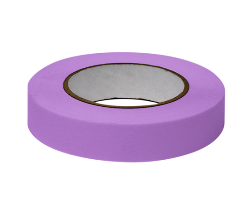 Labeling Tape, 1 in. x 60 yd. per Roll, 3 Rolls/Case, Violet , Globe Scientific, LT-1X60V