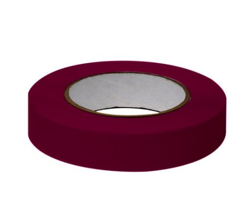 Labeling Tape, 1 in. x 60 yd. per Roll, 3 Rolls/Case, Maroon , Globe Scientific, LT-1X60MR