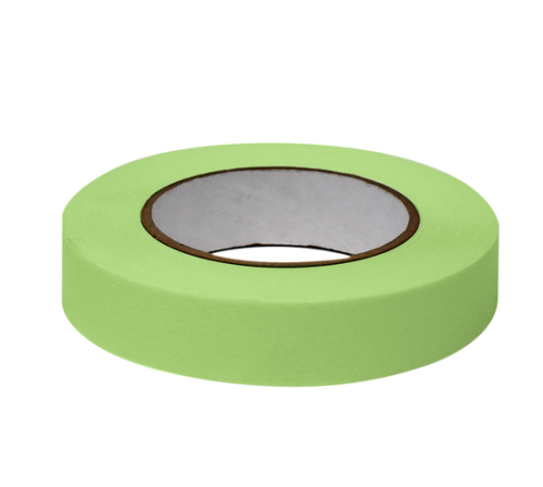 Labeling Tape, 1 in. x 60 yd. per Roll, 3 Rolls/Case, Lime , Globe Scientific, LT-1X60LM