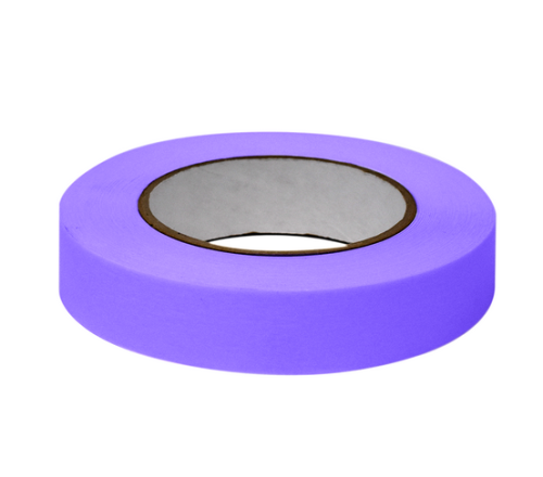 Labeling Tape, 1 in. x 60 yd. per Roll, 3 Rolls/Case, Lavender , Globe Scientific, LT-1X60L