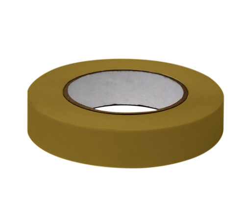 Labeling Tape, 1 in. x 60 yd. per Roll, 3 Rolls/Case, Gold , Globe Scientific, LT-1X60GL