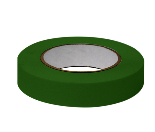 Labeling Tape, 1 in. x 60 yd. per Roll, 3 Rolls/Case, Dark Green , Globe Scientific, LT-1X60DKG