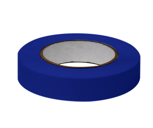 Labeling Tape, 1 in. x 60 yd. per Roll, 3 Rolls/Case, Dark Blue , Globe Scientific, LT-1X60DKB