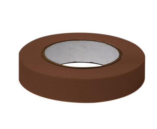 Labeling Tape, 1 in. x 60 yd. per Roll, 3 Rolls/Case, Brown , Globe Scientific, LT-1X60BR