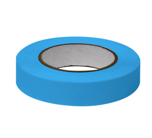 Labeling Tape, 1 in. x 60 yd. per Roll, 3 Rolls/Case, Blue , Globe Scientific, LT-1X60B