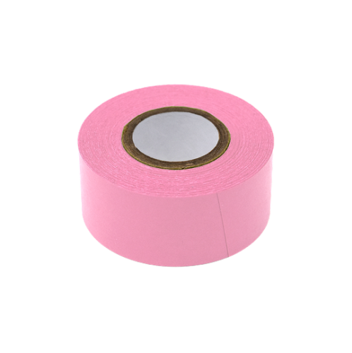 Labeling Tape, 1 in. x 500 in. per Roll, 12 Rolls/CS, Pink , Globe Scientific, LT-1X500P