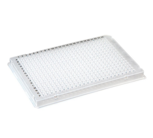 384-Well PCR Plate, A24 Single Notch design (ABI-Style), Clear, 100/CS, Globe Scientific, PCR-384-ABI