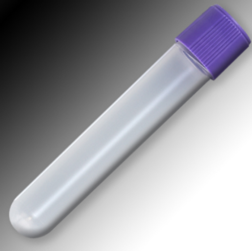 Sample Tube, 4 mL, External Threads, Polypropylene (PP), Round Bottom (Caps Sold Separately), 1000/CS Total, Globe Scientific, 6034