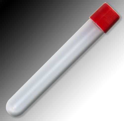Sample Tube, 5 mL, External Threads, Polypropylene (PP), Round Bottom (Caps Sold Separately), 1000/CS Total, Globe Scientific, 6038