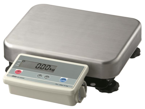 Platform Scales, Model FG-60KBM, 60 kg (150 lb) x 0.005 kg (0.01 lb) with300 x 380 mm Pan & No Column