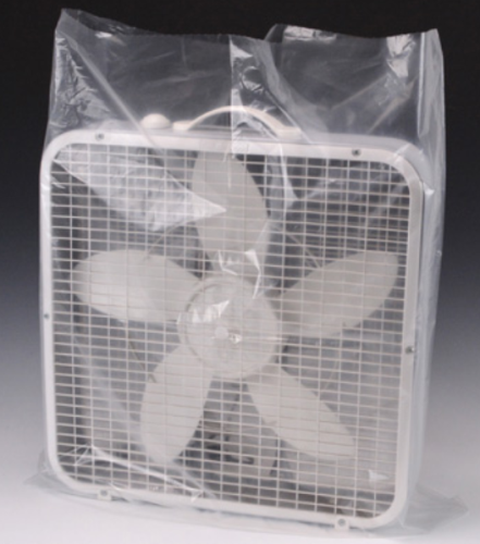 24 in. x 36 in. Low Density Flat Poly Bag, 4 mil, 200/PK, 28-6-850