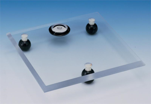 Acrylic Leveling Table, 8 x 8 x 3/8 in., Bel Art Products, H18310-0000