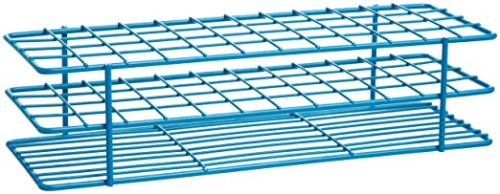 Test Tube Rack, 13 to 16 mm Tubes, 48 Place, Blue, Bel Art Products, F18755-0001
