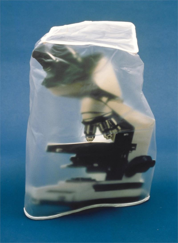 Extra Large Microscope Cover, Vikem Vinyl, 18 in. Bottom x 15 in. Top x 22 in. Height , Bel Art Products, F24304-0000