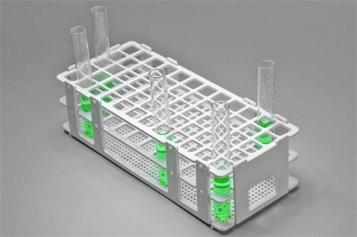 Test Tube Rack, Polypropylene, 60-Place, 13-16 mm Tubes, Bel Art Products, F18745-0001