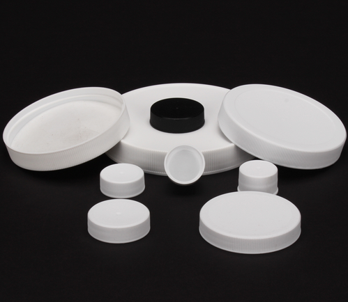 Caps, White Plastic with F217 Polyethylene Foam Liner, 28-400 Continuous Thread, 50228TS