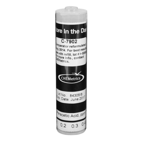 Comparator-Peracetic Acid, Low Range, 0.0-1.0 ppm, Chemetrics, Inc., C-7902 Non-Regulated
