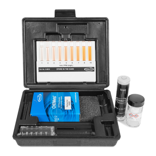 Manganese VACUettes Visual Kit, High Range, 30 Tests, 0-50 ppm, Chemetrics, Inc., K-6502D Non-Regulated REPRESENTATIVE IMAGE