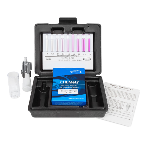 Dissolved Oxygen CHEMets Visual Kit, 30 Tests, 0-1 ppm, Chemetrics, Inc., K-7501 Non-Regulated