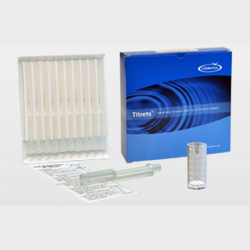 Alkalinity (Total) Titration Cells, 30 Tests, 50-500 ppm as CaCO3 , Chemetrics, Inc., K-9815, Non-Regulated