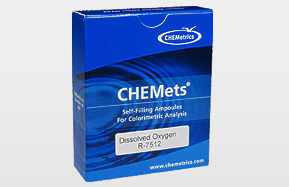 Dissolved Oxygen Test Kit Refills, Visual Colorimetric Analysis, 1-12 ppm, Indigo Carmine Method, Chemetrics, Inc., R-7512