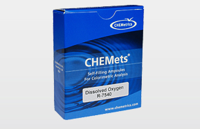 Dissolved Oxygen Test Kit Refills, Visual Colorimetric Analysis, 0-100 ppb, Rhodazine D Method, Chemetrics, Inc., R-7540