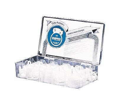 Reusable Hose Clamp Kit, Acetyl Copolymer, White, Assorted, 170 pc, Cole-Parmer Instrument Company, EW-06832-99