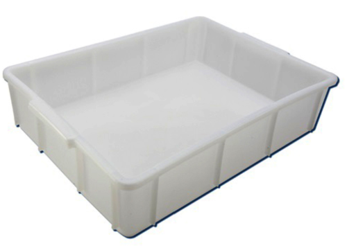 Kartell Deep Tray, High-Density Polyethylene, 20 L, 18 x 16.1 x 5.6 in., Dynalon Labware, 208154-0020