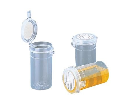 Water Sampling Lock-N-Seal Vials for Coliform, E. coli and Wastwater Analysis, 120 mL, with Pill, Sterile, Custody Label & Seal, Excel Scientific, EPA-120T-83P