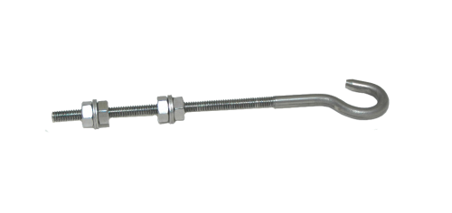 Long Hook for Suspending Samples in a Volatile Matter Furnace