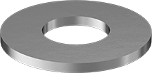Stainless Steel Flat Washer for 1/4 in. Screw; 0.281 in. I.D, 0.625 in. O.D.
