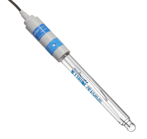 Accumet pH Electrode, Single Junction with Ag/AgCl Reference, Glass, Refillable, BNC Connector, 30 in. Cable, 13-620-285