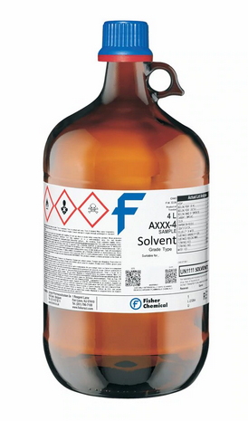 Methanol, HPLC, 4 L Amber Bottle (Case of 4 Bottles), Fisherbrand, A452-4