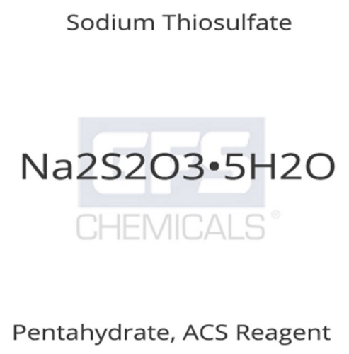 Sodium Thiosulfate, Pentahydrate, ACS Grade Reagent, 10 Kg, GFS Chemicals, 69603