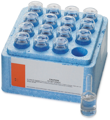Chlorine Standard Solution 50-75 mg/L as Cl2, 10 mL Ampules, NIST (Sold by Each / Each = 16 Ampules)