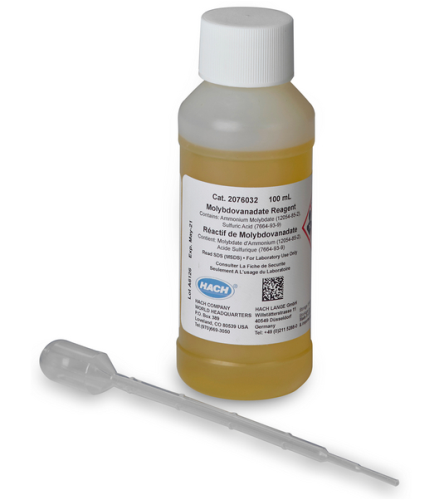 Molybdovanadate Reagent, 100 mL Marked Dropper Bottle