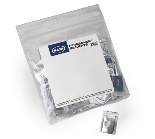 HACH FerroVer Iron Reagent Powder Pillows, 10 mL Sample, 100/PK