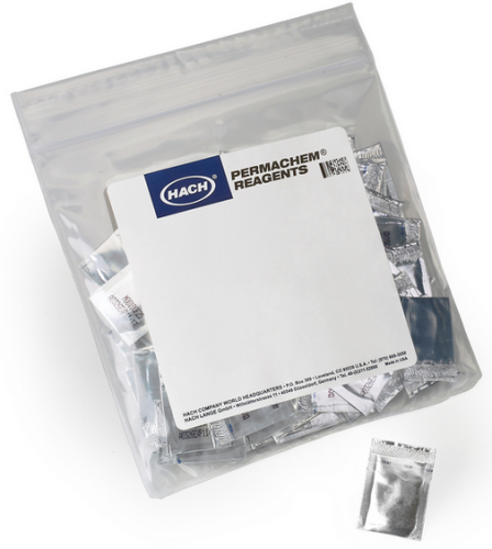 DPD Total Chlorine Reagent Powder Pillows, 5 mL Sample Size, 50/PK, HACH, 2198246