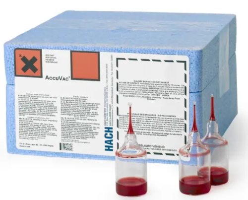 SPADNS 2 Fluoride Reagent AccuVac Ampules, Arsenic-Free, 25/PK, HACH, 2527025