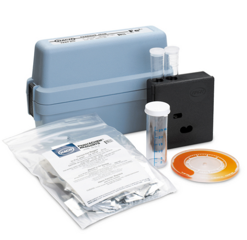 Iron (Ferrous) Color Disc Test Kit, Model IR-18C, 0 to 7 mg/L Fe2+, 100 tests