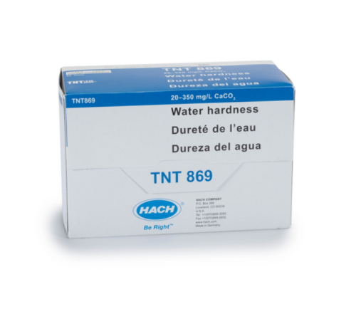 Water Hardness TNTplus Vial Test (20 - 350 mg/L as CaCO3), 25 Tests, HACH, TNT869