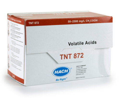 Volatile Acids TNTplus Vial Test (50-2,500 mg/L), 25 Tests, HACH, TNT872