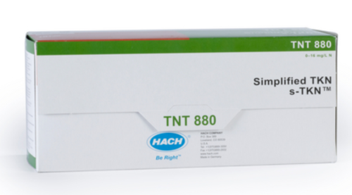Simplified TKN (s-TKN) TNTplus Vial Test (0-16 mg/L N), 25 Tests, HACH, TNT880