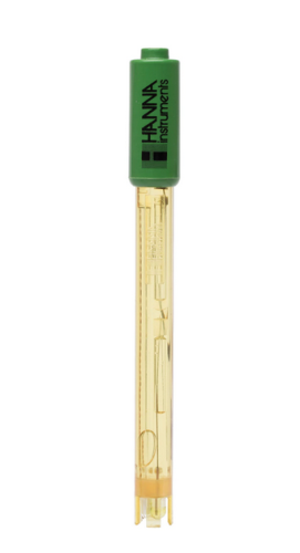 pH Electrode, General Purpose Single Junction for HI8314 and HI9210N, PEI Body, DIN Connector, & 1 m Cable, Hanna Instruments, HI1217D