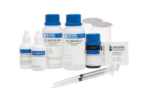 Sulfate Test Kit (Low and High Range), Hanna Instruments, HI38001