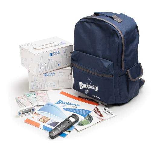 Backpack Lab Soil Quality Educational Test Kit, Hanna Instruments, HI3896BP