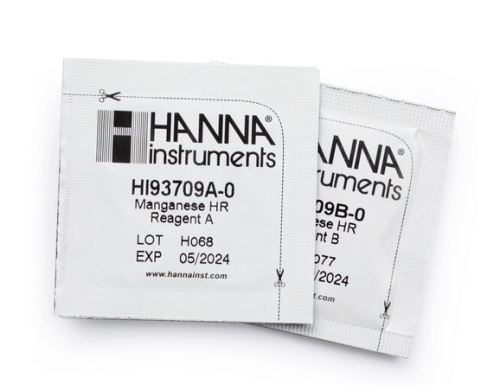 Manganese High Range Reagents, 100 Tests, Hanna Instruments, HI93709-01